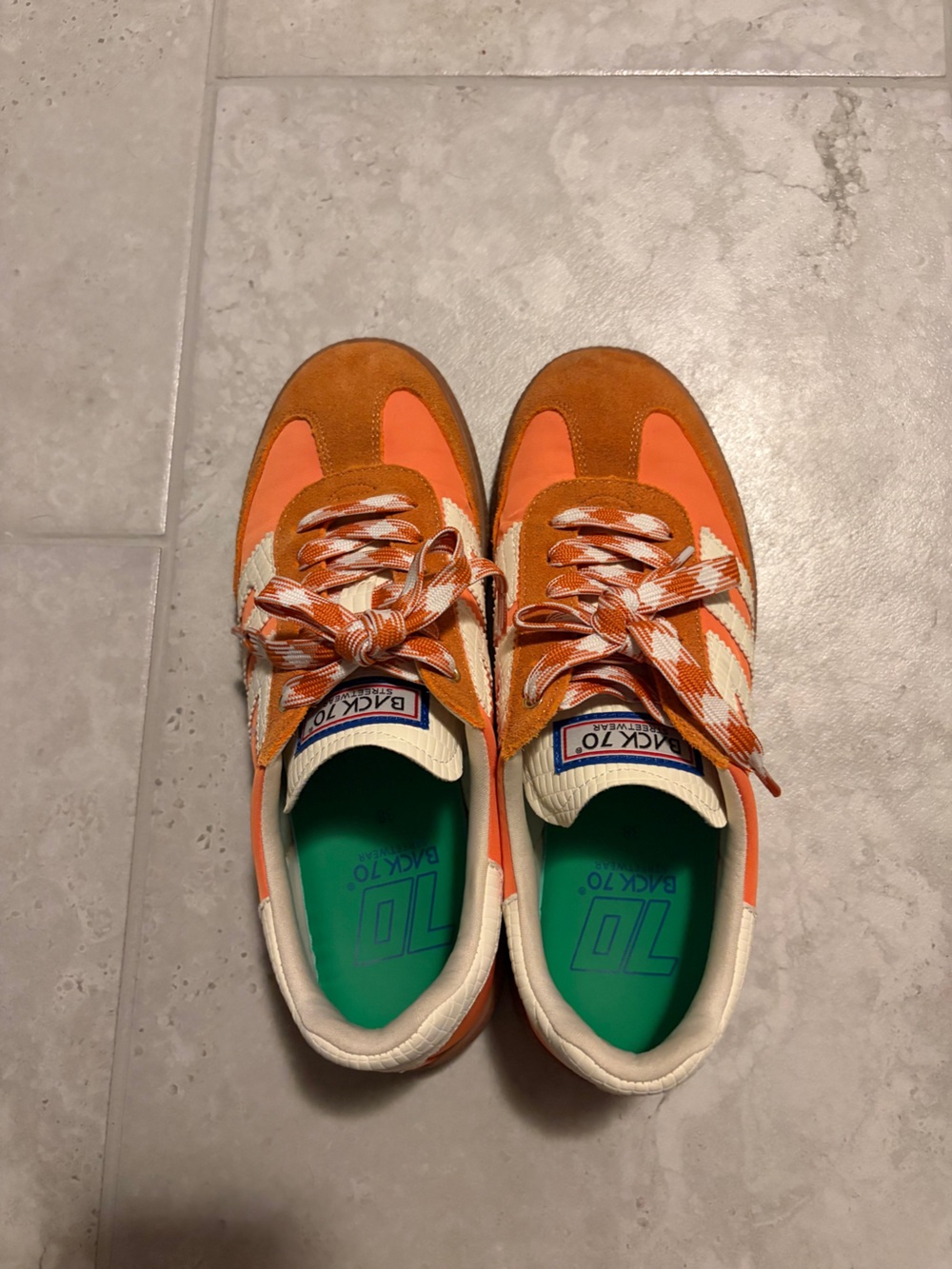 Back 70 Ghost Orange Sneakers Retro Size 38 / 7